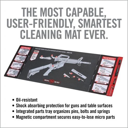 Real Avid Smart Mat AR15 Gun Cleaning Mat, 43-In x 16-In