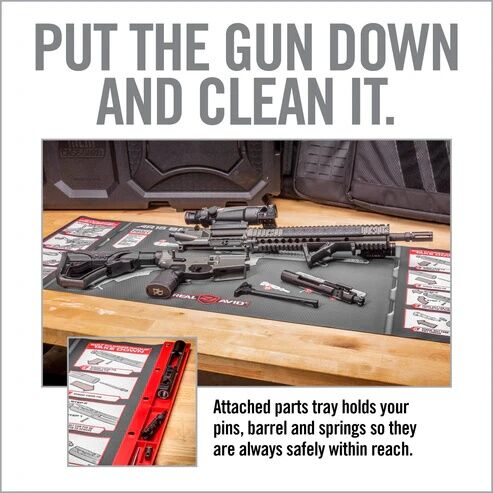 Real Avid Smart Mat AR15 Gun Cleaning Mat, 43-In x 16-In