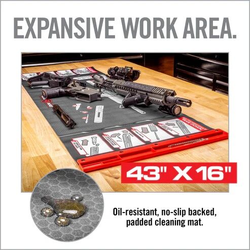 Real Avid Smart Mat AR15 Gun Cleaning Mat, 43-In x 16-In