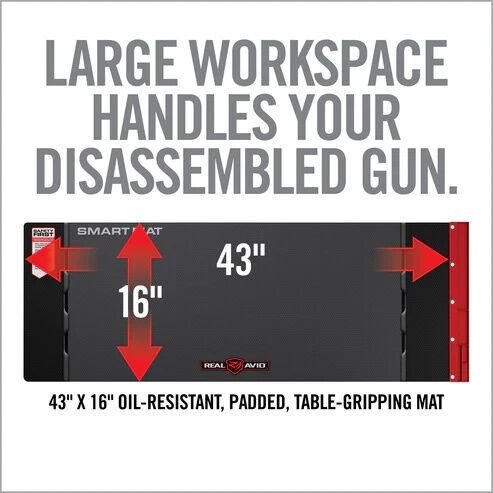 Real Avid Smart Mat Universal Gun Cleaning Mat, 43-In x 16-In