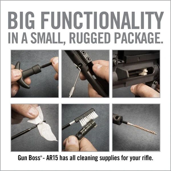 Real Avid Compact And Rugged Gun Boss AR15 Cleaning Kit