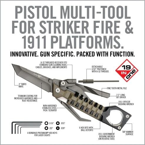 Real Avid The Pistol Tool Tactical Handgun Multi-Tool