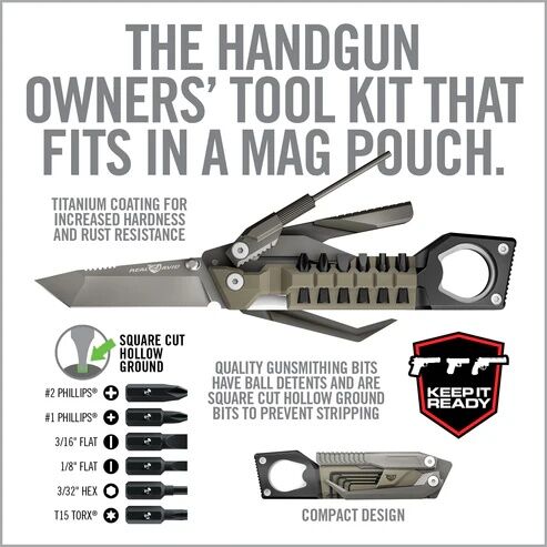 Real Avid The Pistol Tool Tactical Handgun Multi-Tool
