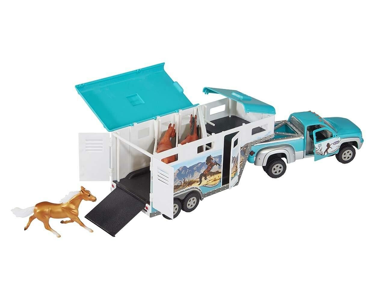 Truck And Gooseneck Trailer