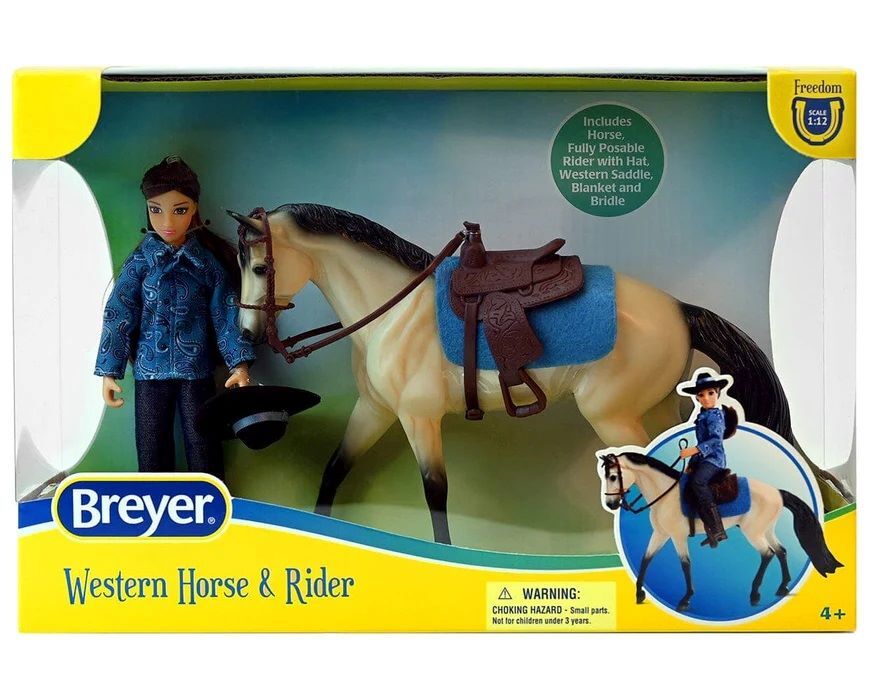 Breyer Western Horse and Rider Toy Set