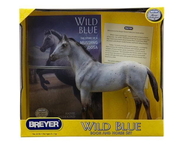 Breyer Wild Blue Book and Toy Set