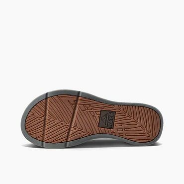 REEF Men's Santa Ana Sandal in Grey/Tan
