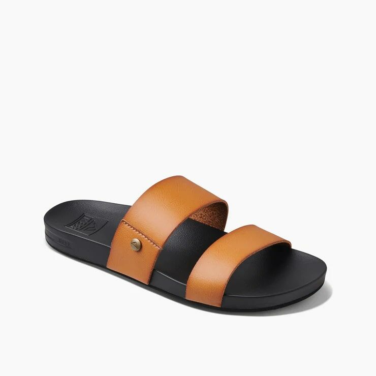 REEF Women's Cushion Vista Sandal in Cognac Black
