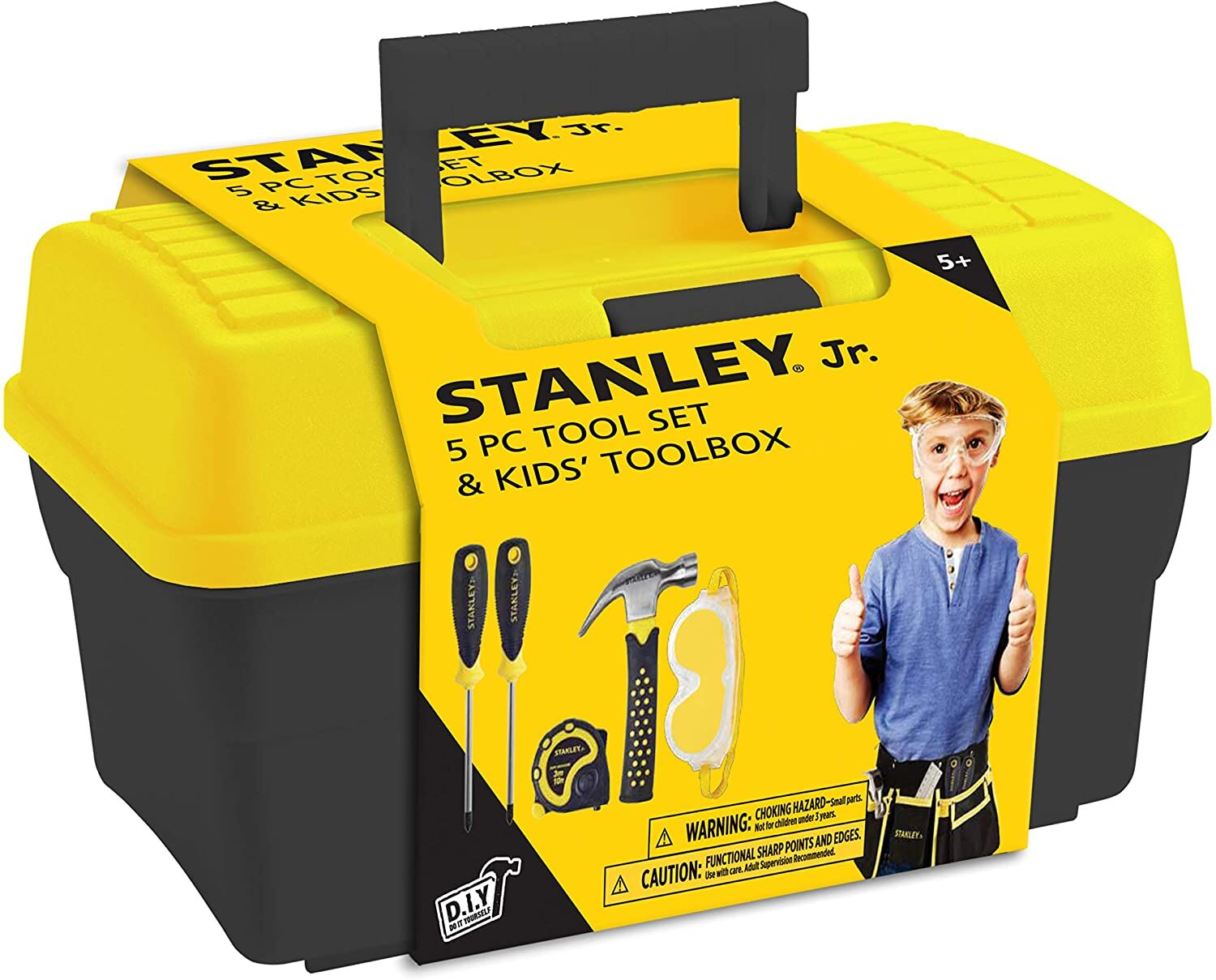 Stanley Jr. Toolbox with Toolset, 5-Pc