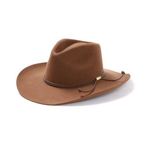 Stetson Distressed Wool Outback Hat in Natural