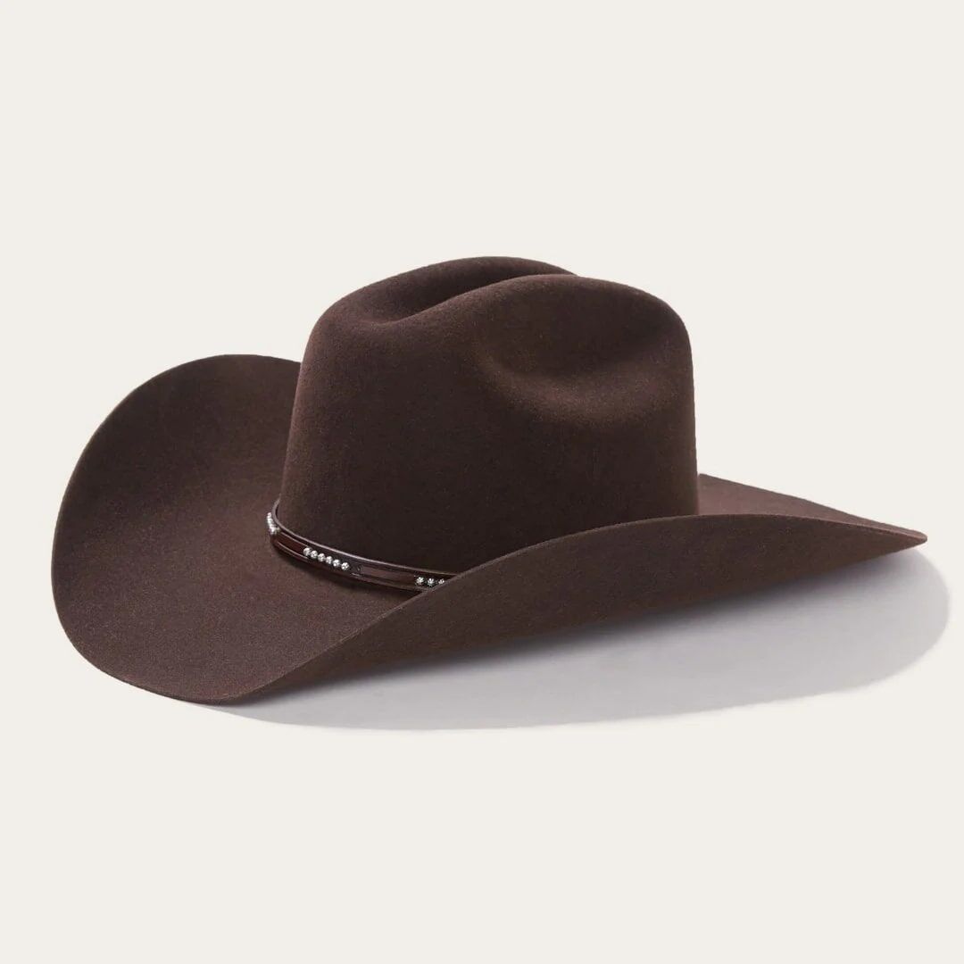 Stetson Men's 72 Llano 4X Cowboy Hat in Chocolate