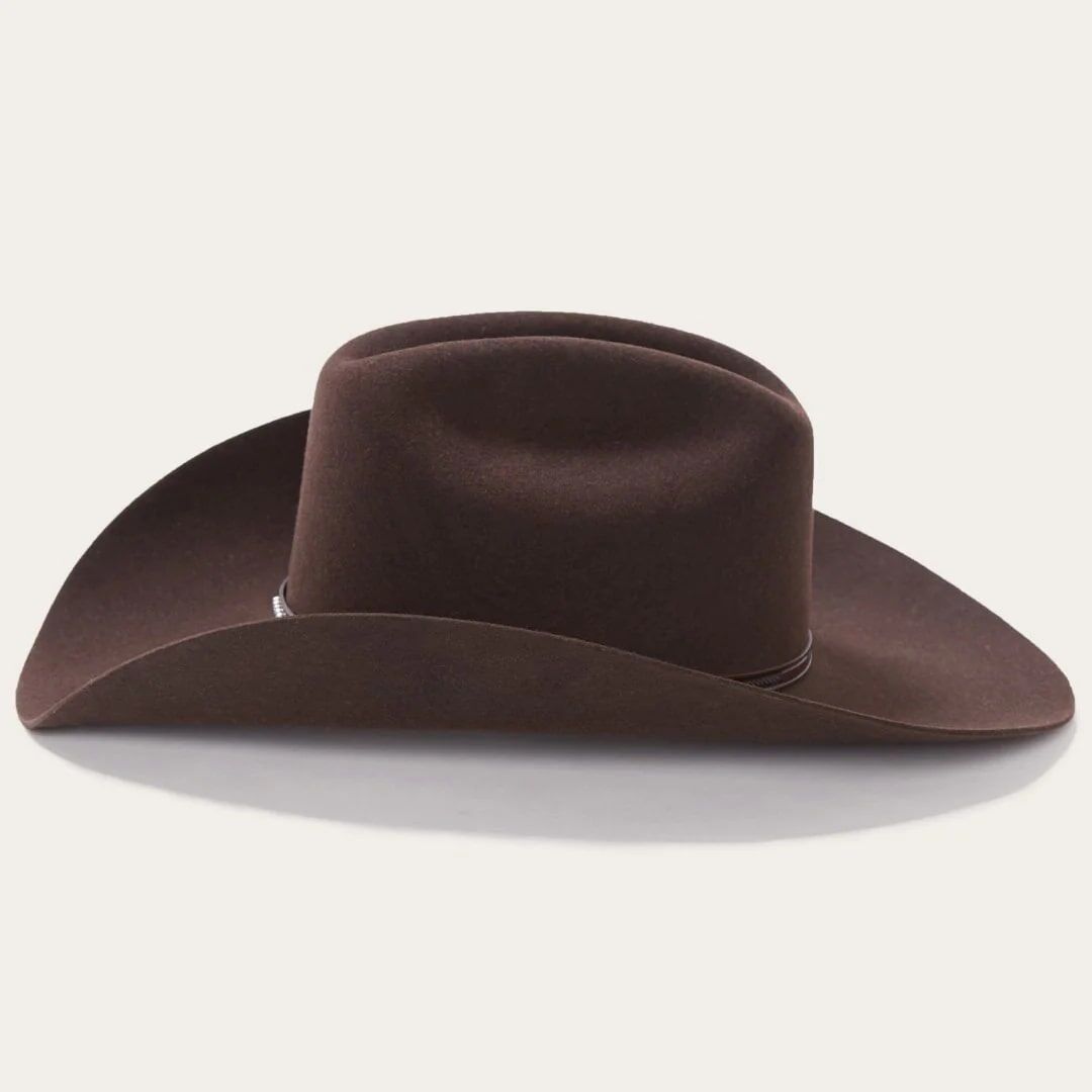 Stetson Men's 72 Llano 4X Cowboy Hat in Chocolate
