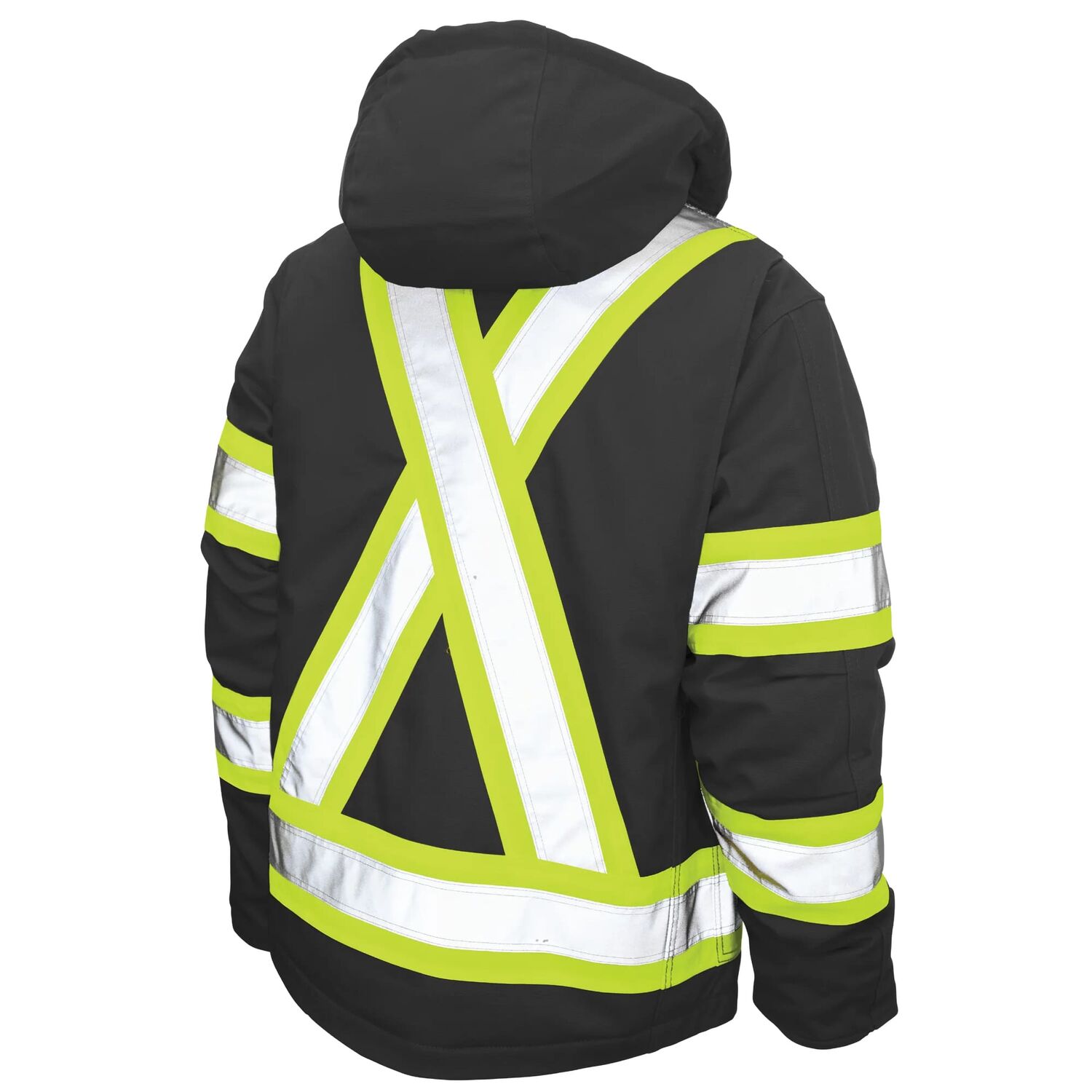 Tough Duck Men's Duck Safety Jacket in Black