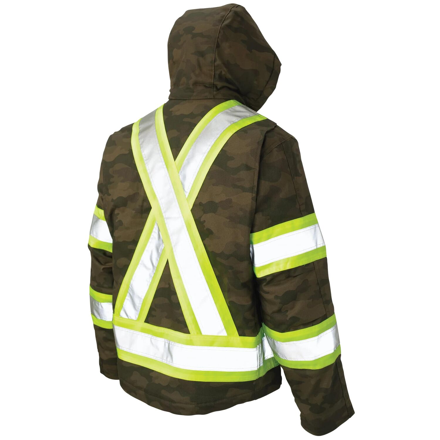 Tough Duck Men's Flex Duck Safety Jacket in Camo