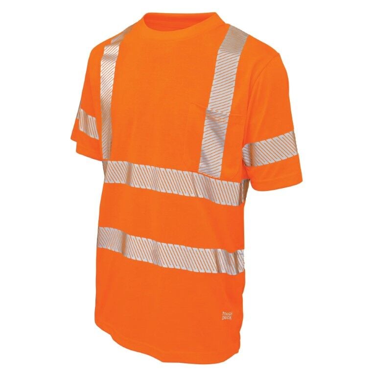 Tough Duck Men's Polyester Jersey Short Sleeve Safety T-Shirt