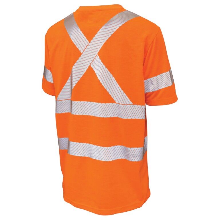 Tough Duck Men's Polyester Jersey Short Sleeve Safety T-Shirt