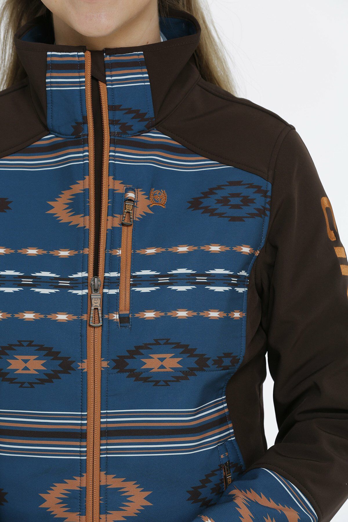 CINCH Women's Concealed Carry Bonded Jacket in Brown