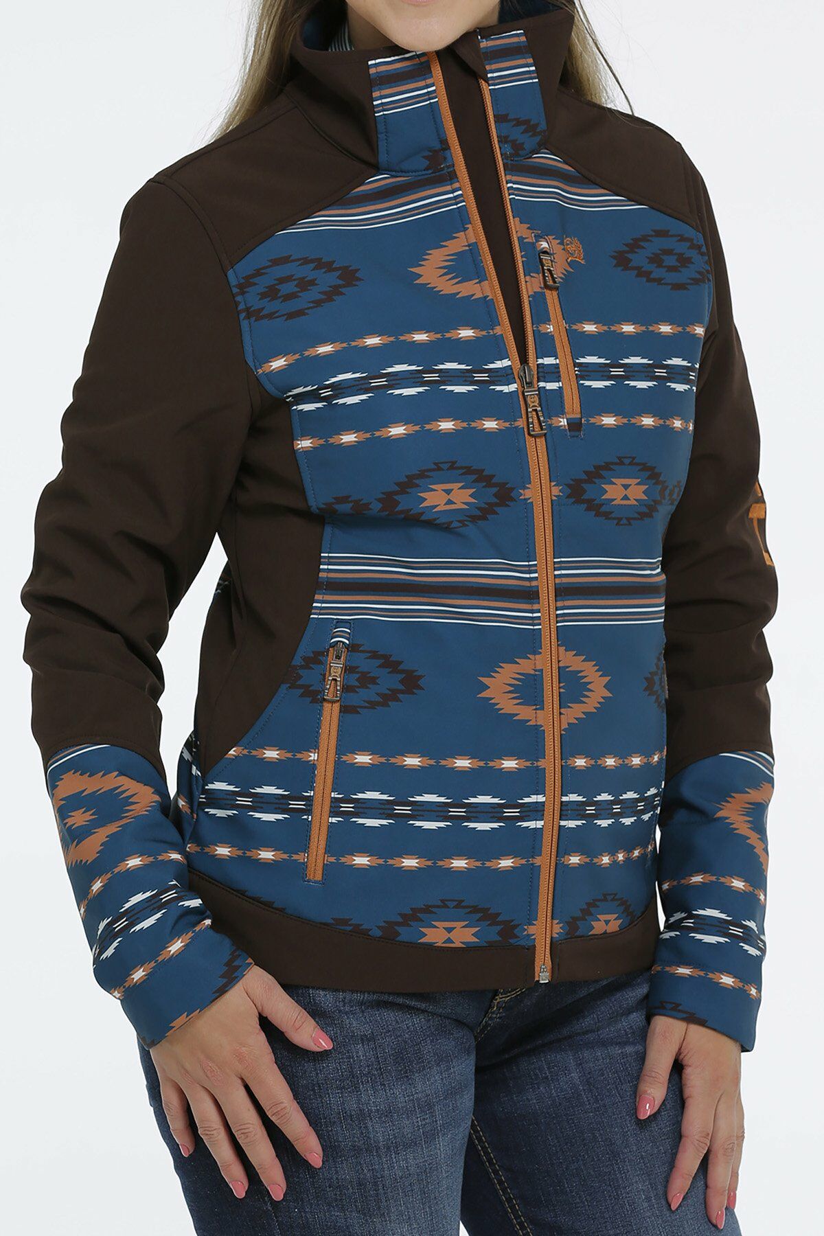 CINCH Women's Concealed Carry Bonded Jacket in Brown