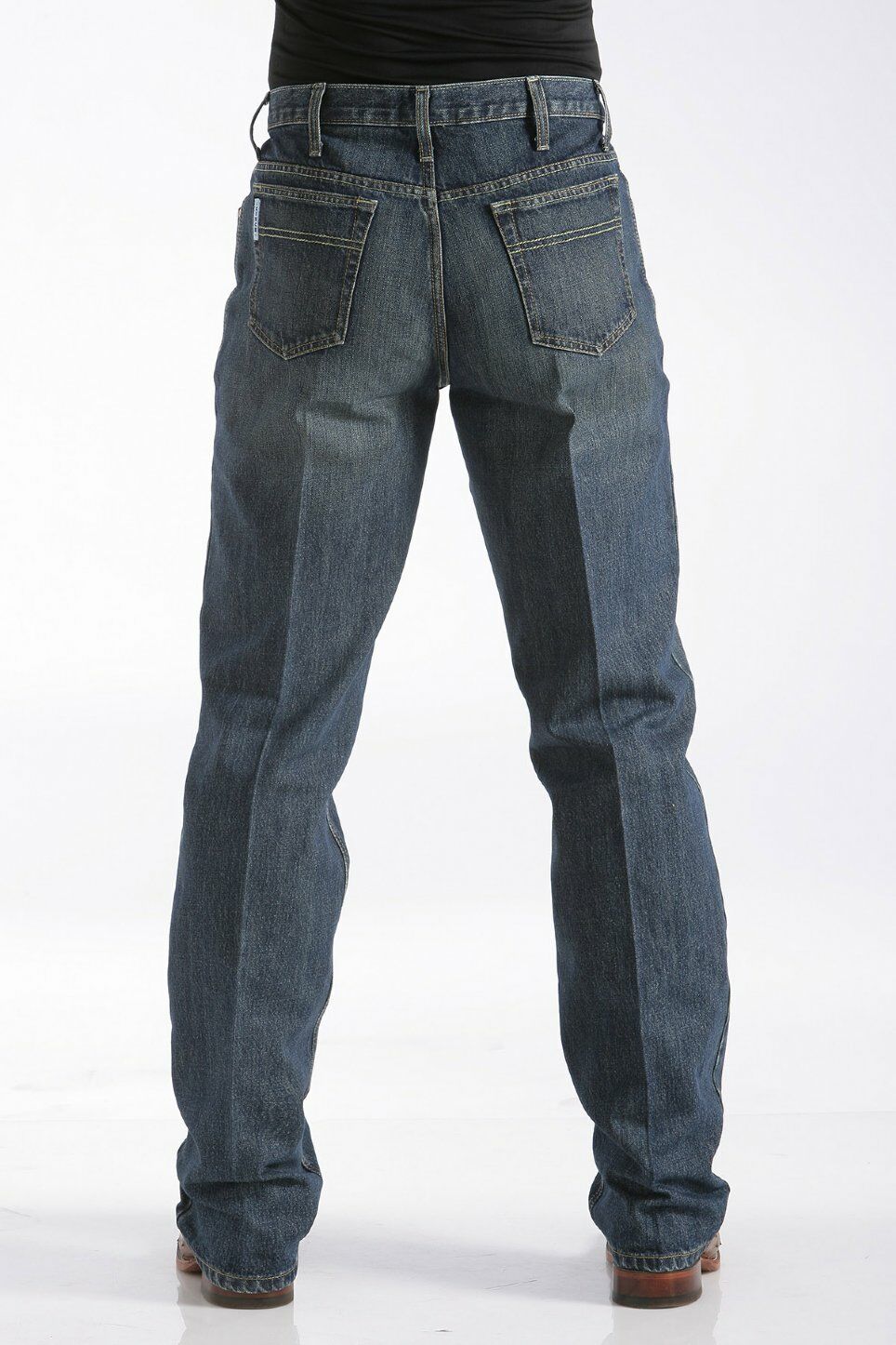 Men's Relaxed Fit White Label Jean - Dark Stonewash