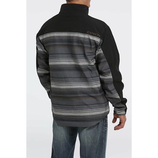 CINCH Men's Blanket Stripe Bonded Jacket in Black
