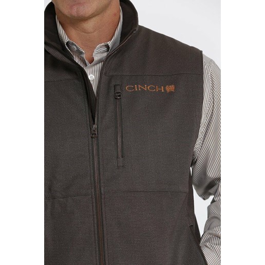 CINCH Men's Bonded Vest in Brown