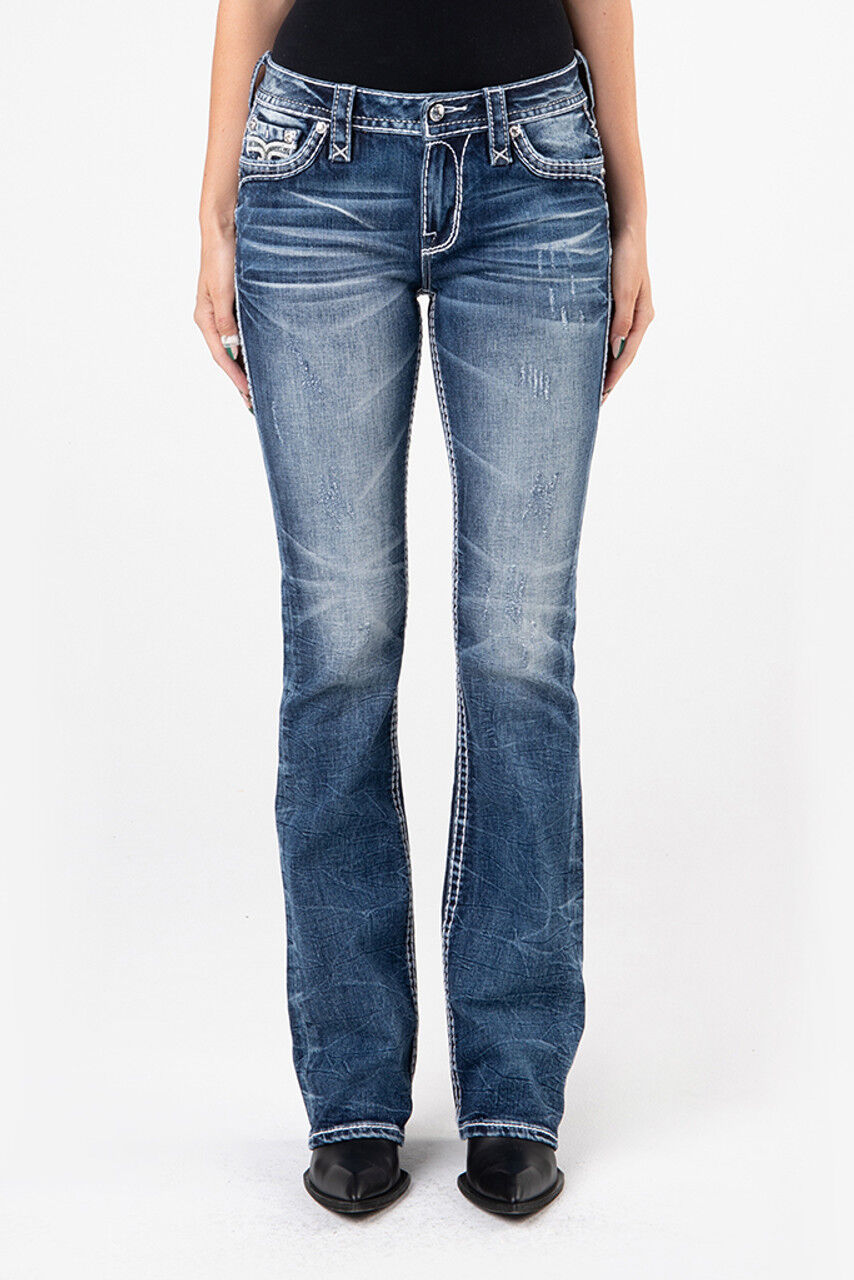 Rock Revival Women's Violet Ice B201 Bootcut Jean