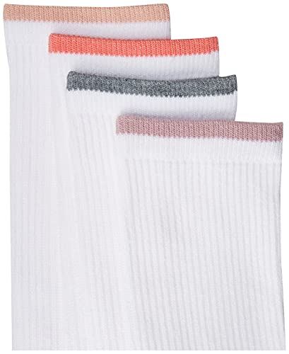 Dickies Women's Moisture Control Crew Socks 6-Pk in White