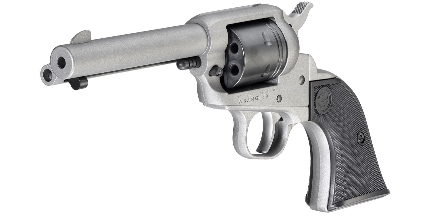 Ruger Wrangler .22 LR 4.62" Silver/Black 6-Shot Revolver