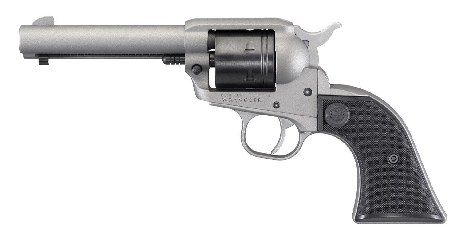 Ruger Wrangler .22 LR 4.62" Silver/Black 6-Shot Revolver