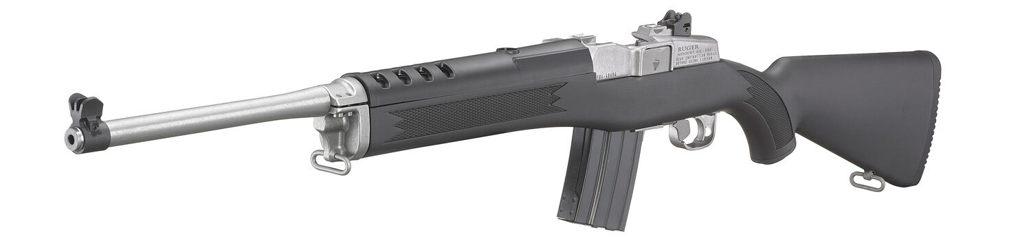 Ruger Mini-14 Ranch 5.56 NATO 18.5" Black Polymer Semi-Auto Rifle, 20-Rd