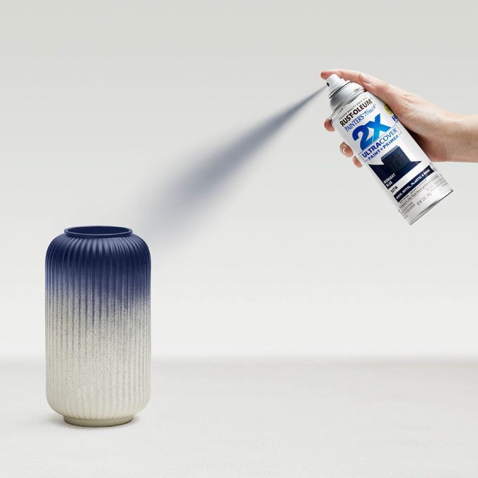 Rust-Oleum 2X Ultra Cover Satin Spray Midnight Blue, 12-Oz