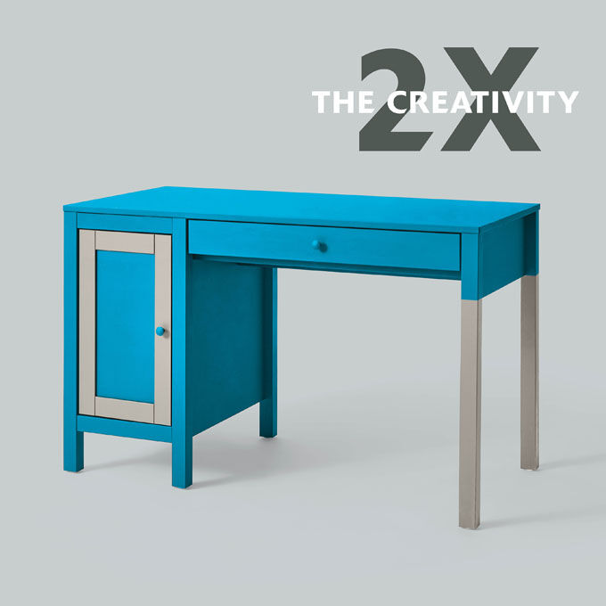 Rust-Oleum Painter's Touch 2X Ultra Cover Spray Paint Satin Oasis Blue, 12-Oz