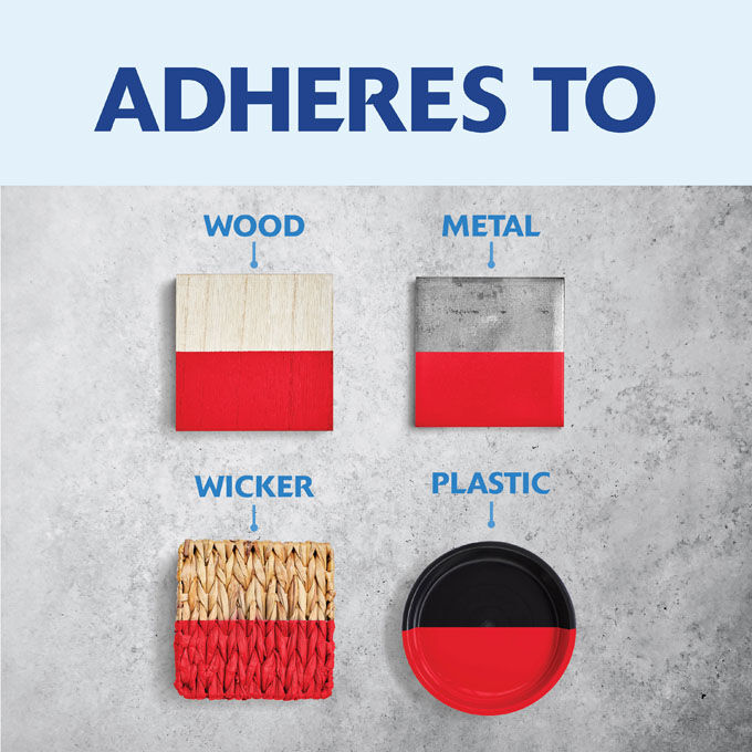 Rust-Oleum Painter's Touch 2X Ultra Cover Spray Paint Satin Apple Red, 12-Oz