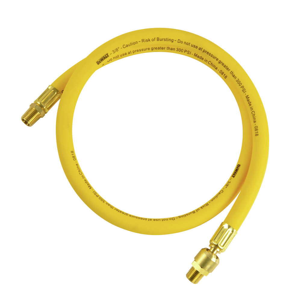 Dewalt Premium Hybrid Whip Hose, 3/8-In X 3-Ft