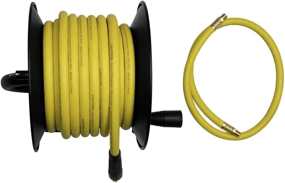 DEWALT Manual Air Hose Reel, 3/8-In X 50-Ft