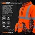 SS360º ANSI Class 3 Deepwoods Camo Orange Safety Hoodie