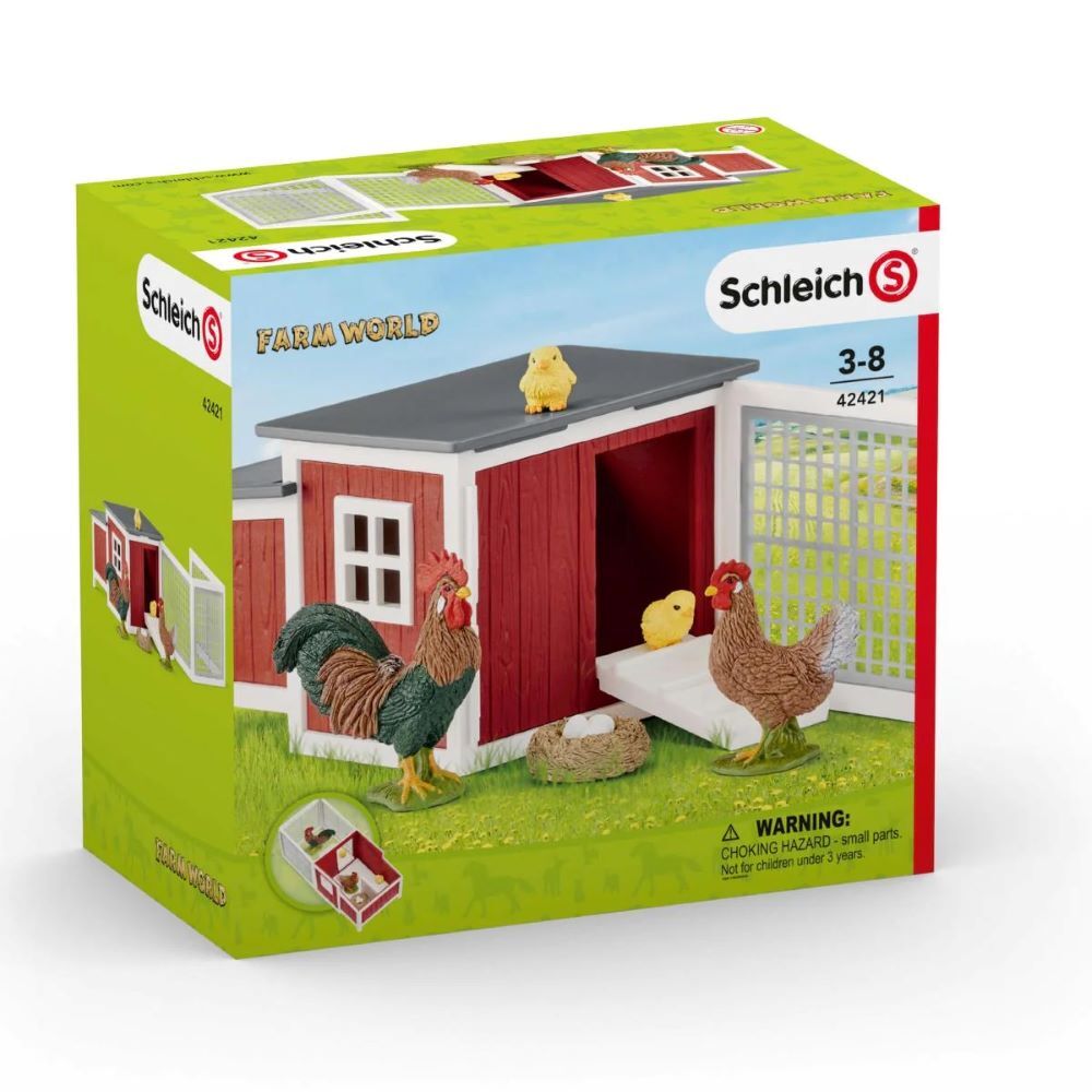 Schleich Chicken Coop Toy