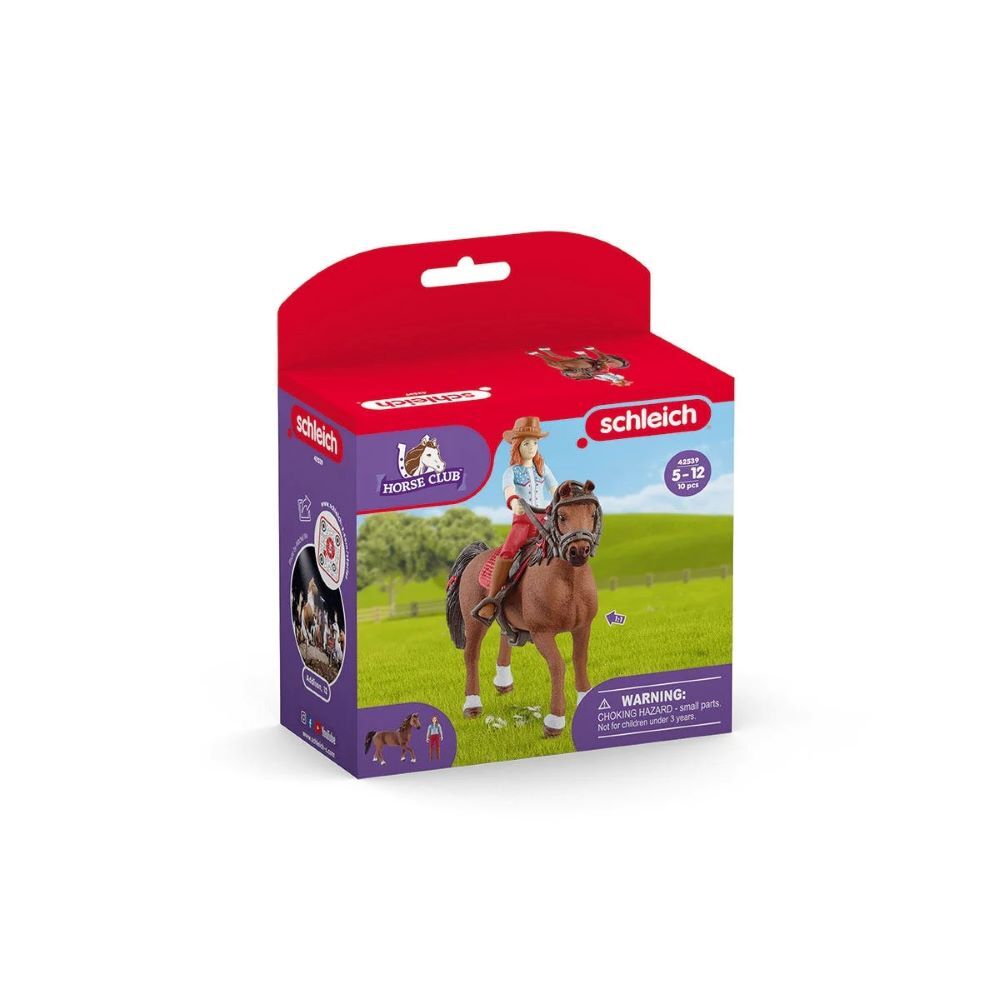 Schleich Horse Club Hannah & Cayenne Toy Set