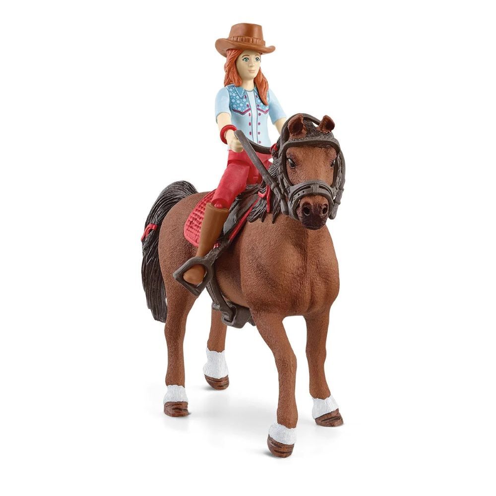 Schleich Horse Club Hannah & Cayenne Toy Set