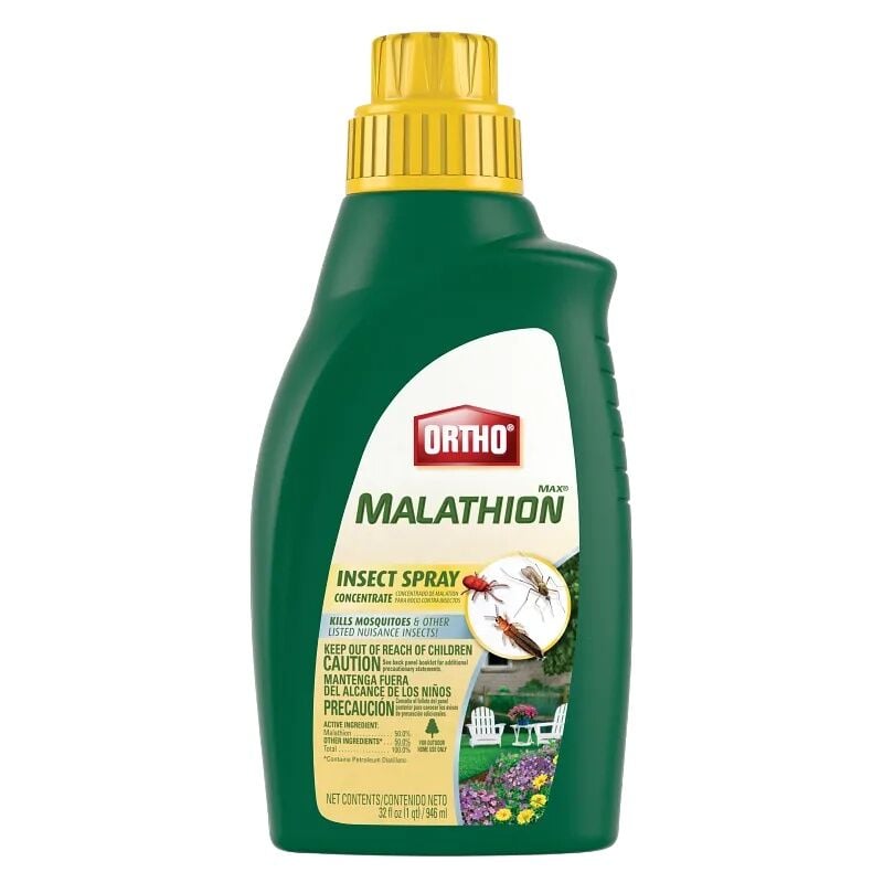 Ortho MAX Malathion Insect Spray Concentrate, 32-Oz
