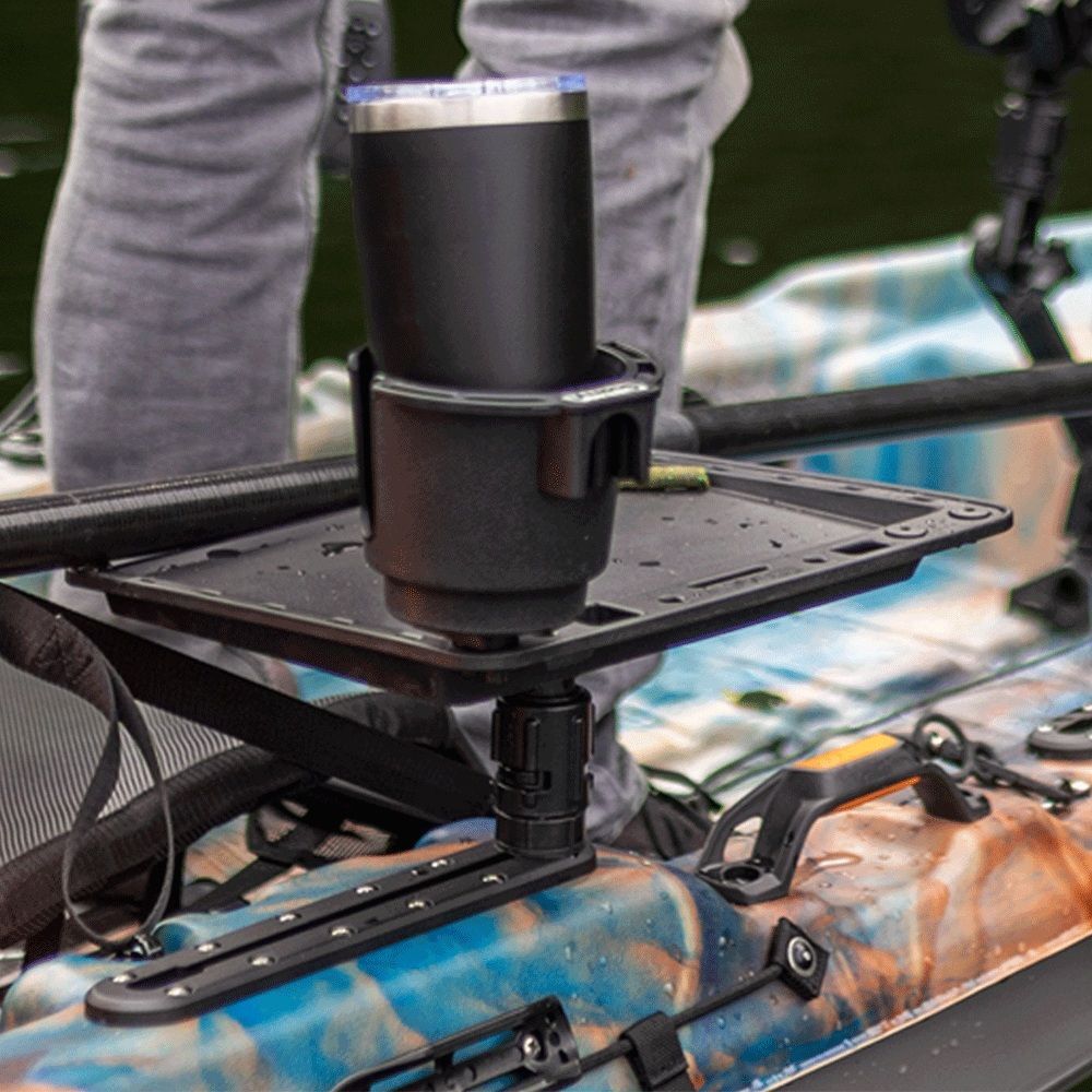 Scotty Black Cup Holder with Button and Post Mounts