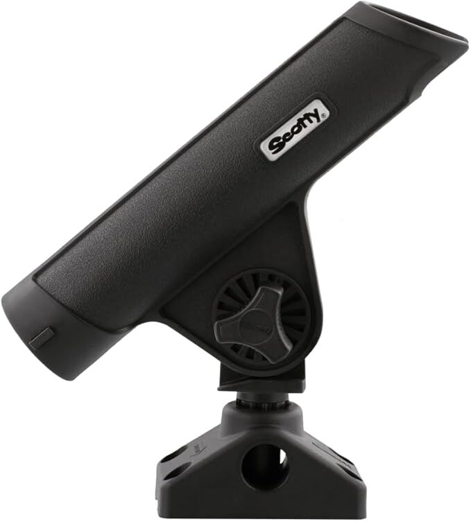 Scotty Rodmaster II Black Rod Holder, 1.85-In