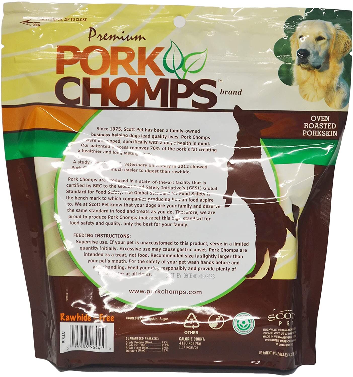 Pork Chomps Roasted Twists, 15-Ct