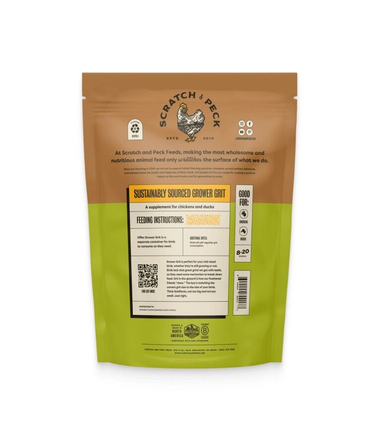 Scratch & Peck Feeds Grower Grit, 7-Lb