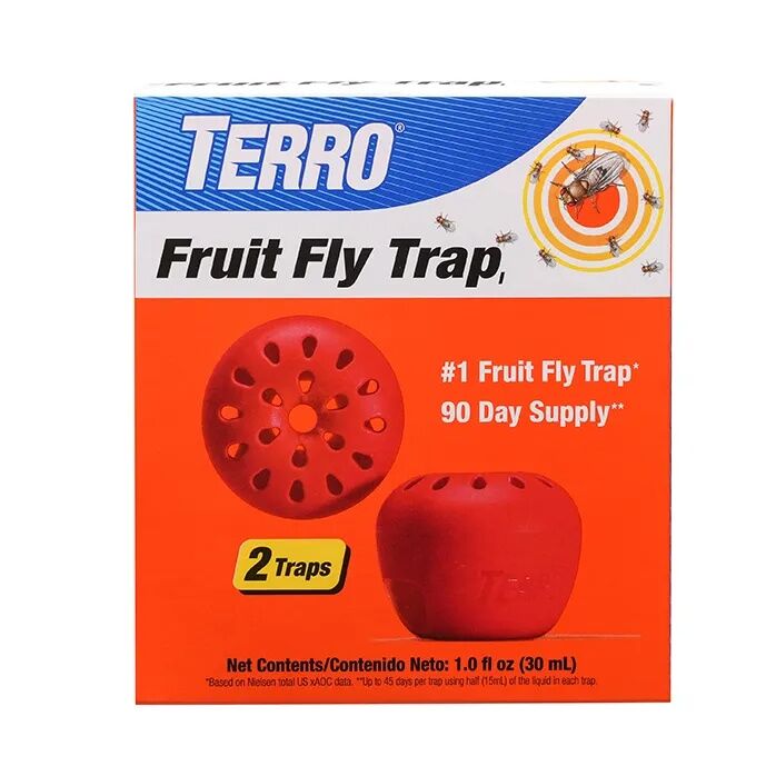 TERRO Fruit Fly Trap, 2-Pk