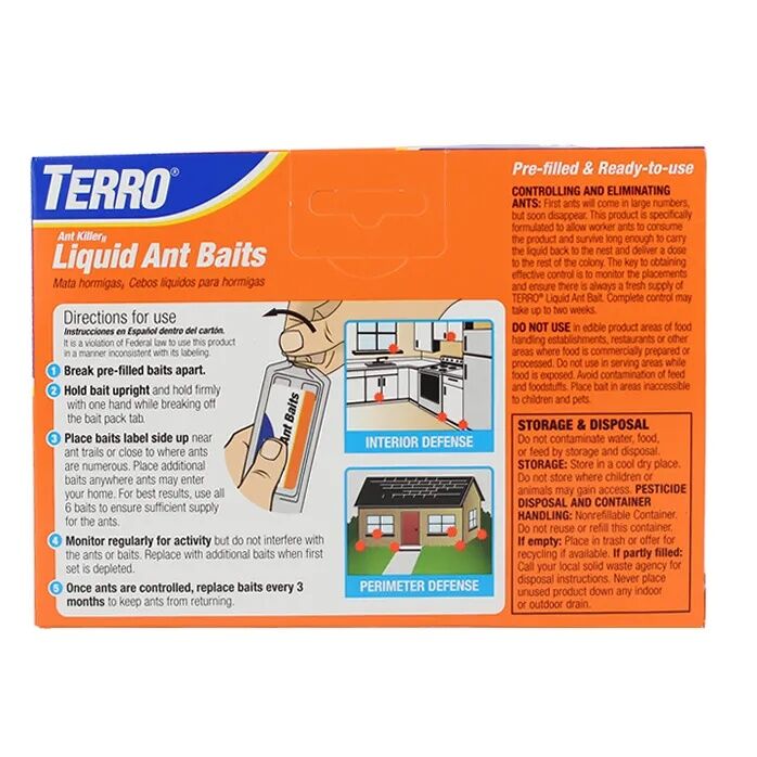 TERRO Liquid Ant Baits, 6-Pk