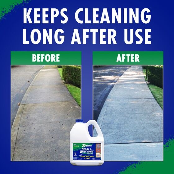 30 Seconds Spray & Walk Away Outdoor Cleaner Concentrate, 1-Gal