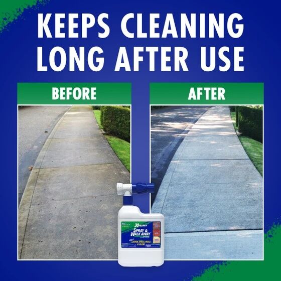 30 Seconds Spray & Walk Away Hose End, 64-Oz