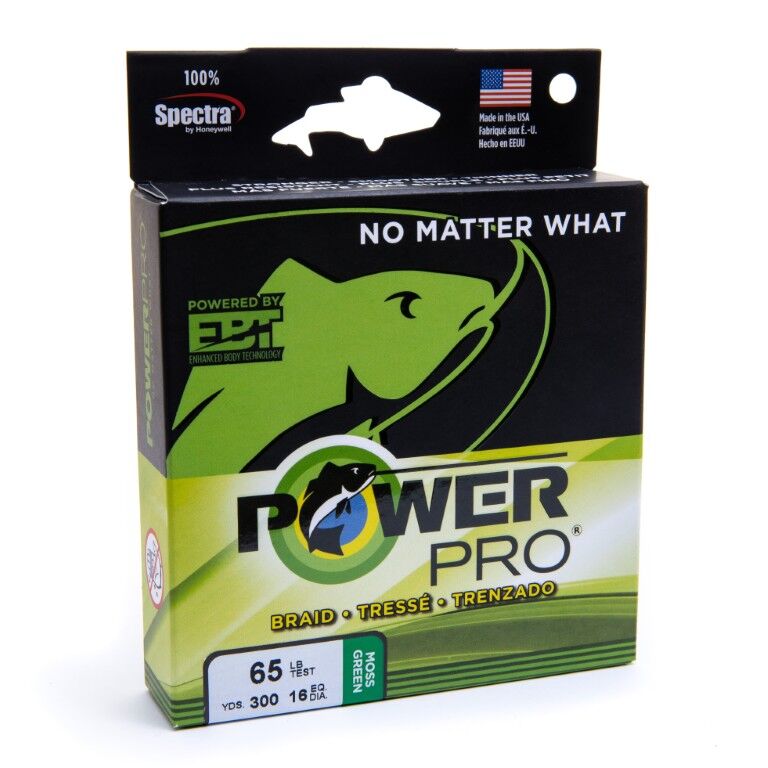 PowerPro 15-Lb Moss Green Braided Main Line, 150-Yd