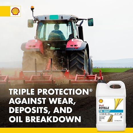 Shell Rotella T4 15W-40 Diesel Oil, 2.5-Gal